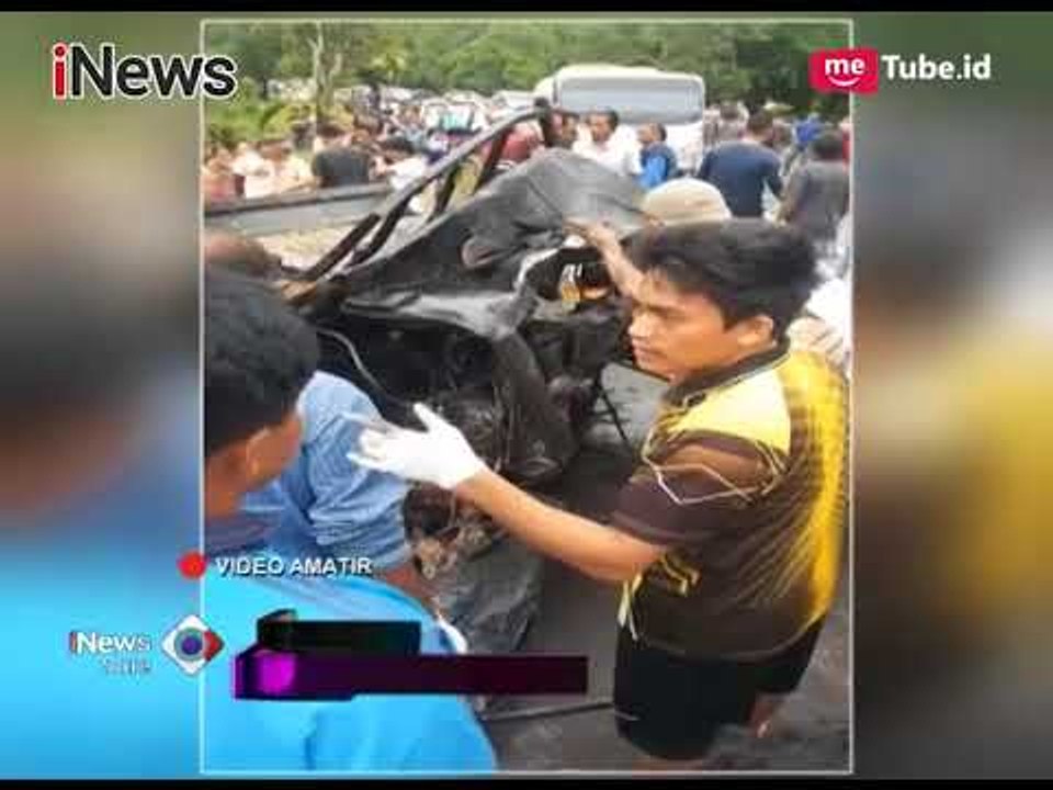 Kecelakaan Maut, Mobil Bak Membawa Jamaah Tablik Menabrak Hingga Membakar 2 Orang - iNews Sore 03/02
