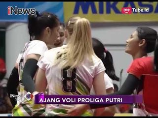 Ajang Voli Proliga Putri, Tim Jakarta Pertamina Tumbangkan Lawannya Bekasi BVN - iNews Sore 04/02