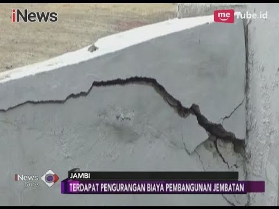Diduga Penggelembungan Dana, Jembatan di Jambi Rusak Sebelum Digunakan - iNews Sore 05/02