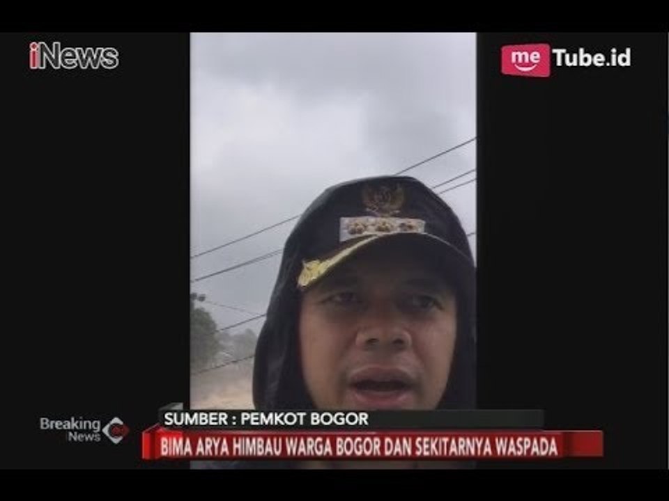 Walikota Bogor: Warga Bogor dan Sekitarnya Diminta untuk Waspada - Breaking News 05/02
