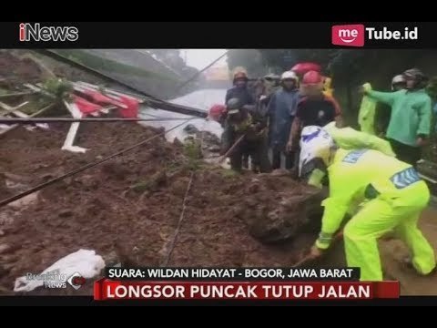 Kondisi Tanah Tidak Stabil, Mengakibatkan Longsor di 4 Titik Puncak Bogor - Breaking News 05/02