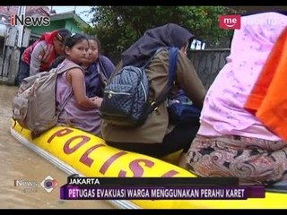 Wilayah Cililitan Direndam Banjir, Warga Dievakuasi Menggunakan Perahu Karet - iNews Sore 06/02