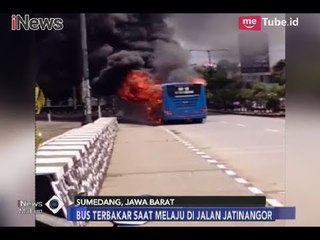 Damri DU-Jatinangor Terbakar, Penumpang dan Supir Berhasil Selamatkan Diri - iNews Malam 06/02