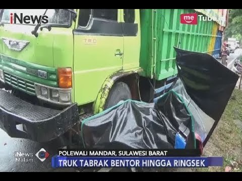 Tak Mampu Kendalikan Truk, Supir Tabrak Bentor Hingga Menewaskan 4 Orang - iNews Malam 06/02