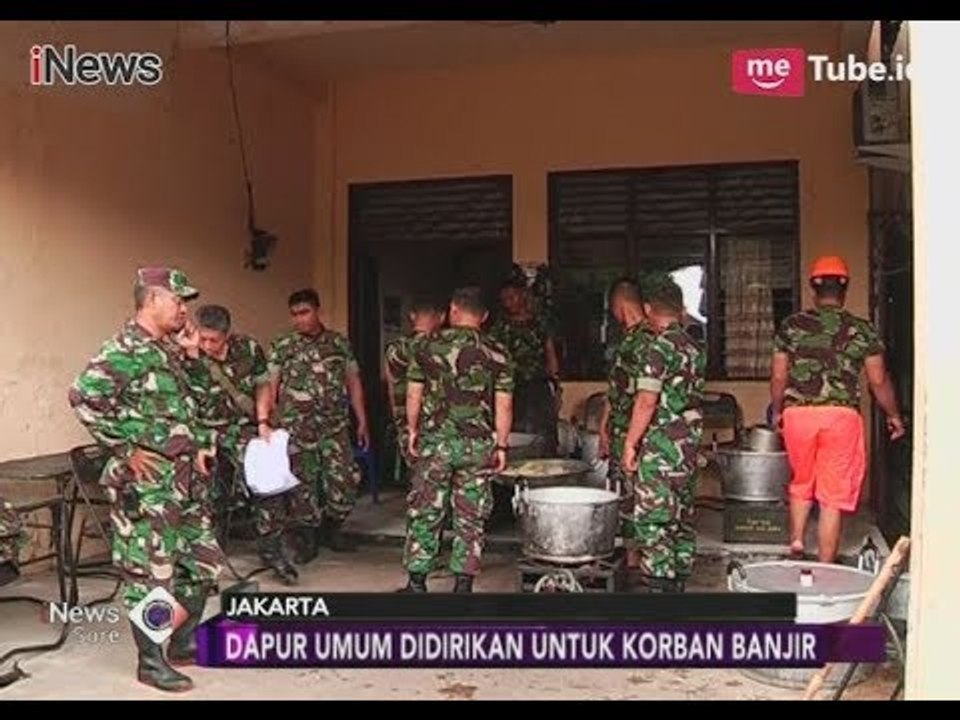 Banjir 2 Meter di Kebon Pala, TNI Dirikan Dapur Umum Untuk Warga - iNews Sore 06/02