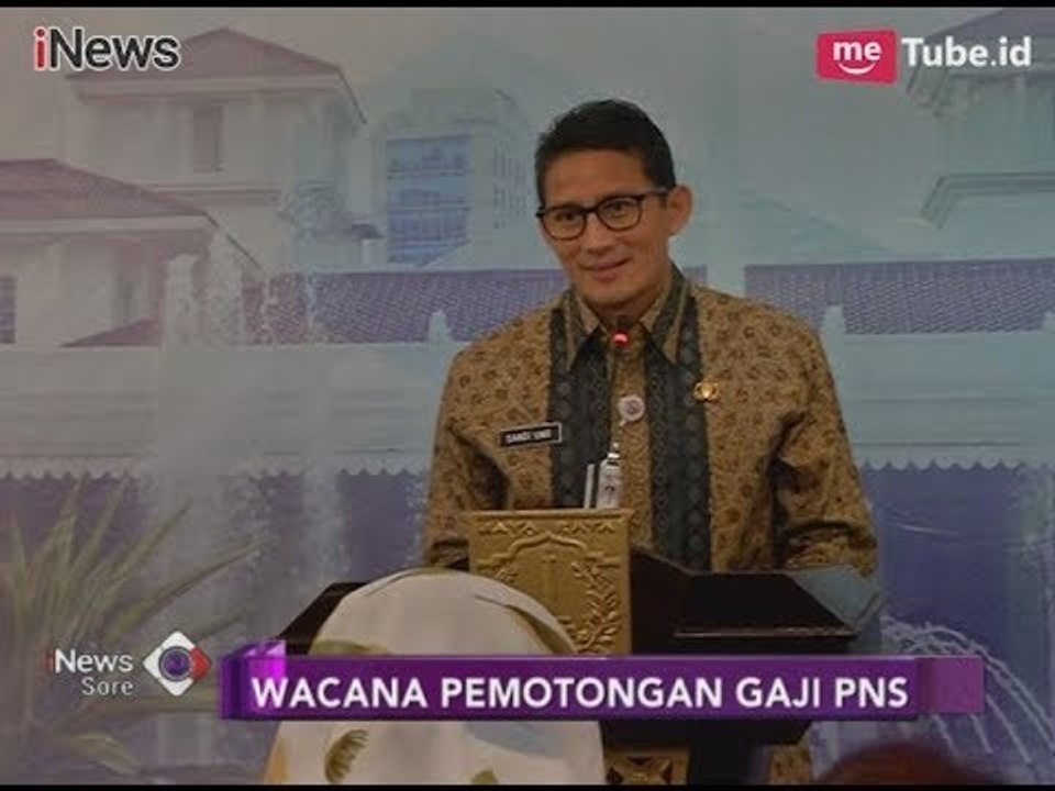 Gaji PNS Muslim Dipotong 2,5%? Begini Kata Sandiaga Uno - iNews Sore 08/02