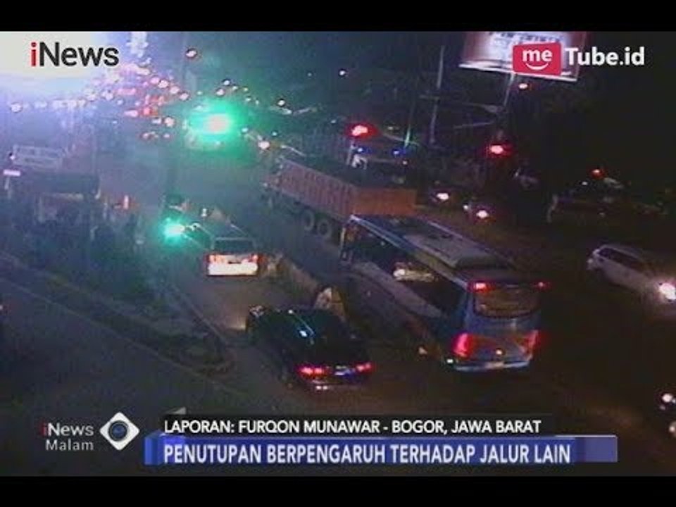 Jalur Puncak Ditutup, Kepadatan Kendaran Terjadi di Ciawi-Sukabumi - iNews Malam 08/02