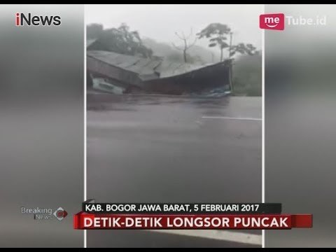 [Video Amatir] Detik-detik Terjadinya Longsor di Puncak - Breaking News 06/02