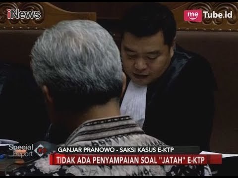 Ditanya Jatah E-KTP, Ganjar Tegas Jawab Tidak Ada Penyampaian Soal Jatah - Special Report 08/02