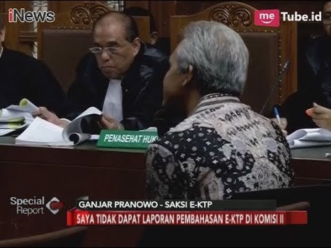 Ganjar Pranowo Mengaku Tidak Dapat Laporan Pembahasan E-KTP di Komisi II - Special Report 08/02