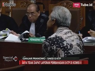 Ganjar Pranowo Mengaku Tidak Dapat Laporan Pembahasan E-KTP di Komisi II - Special Report 08/02