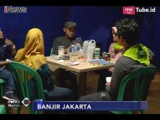 Relawan Mahasiswa Tetap Berjaga 24 Jam di Posko Banjir Cawang - iNews Malam 08/02