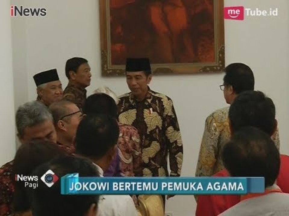 Jokowi Gelar Silaturahmi dengan Para Pemuka Agama di Istana Bogor - iNews Pagi 11/02