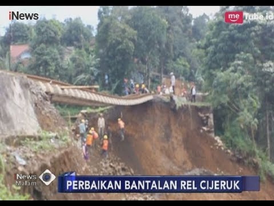 Perbaikan Rel Terdampak Longsor di Cijeruk Selesai Pas Valentine - iNews Malam 09/02