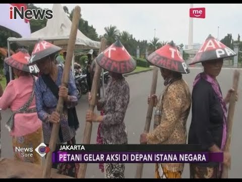Kembali Suarakan Stop Pabrik Semen di Kendeng, Petani Wanita Gelar Aksi di Istana - iNews Sore 12/02