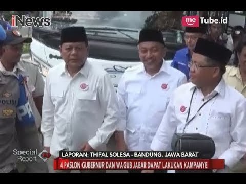 4 Pasangan Cagub-Cawagub Jabar Dapat Berkampanye Mulai 15 Februari 2018 - Special Report 12/02