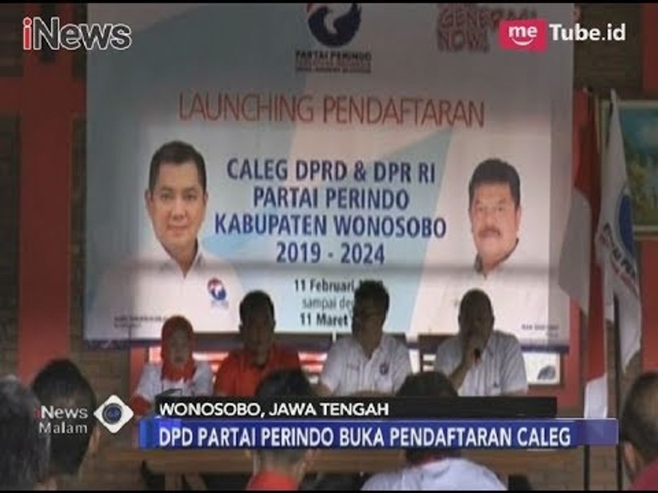 Jelang Pemilu 2019, DPD Partai Perindo Buka Pendaftaran Caleg - iNews Malam 12/02
