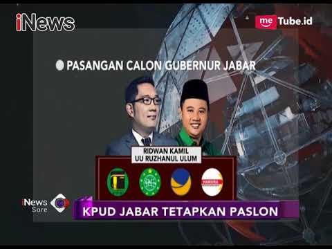 KPUD Jateng & Jabar Sudah Resmikan Paslon Pilgub yang Lolos untuk Pemilihan - iNews Sore 12/02