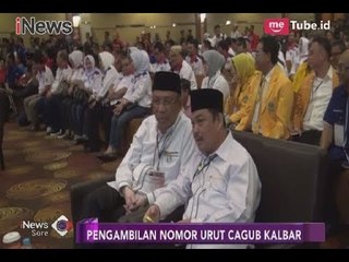 Komisi Pemilu Kalbar Resmi Tetapkan Nomor Urut Paslon Gub-wagub - iNews Sore 13/02
