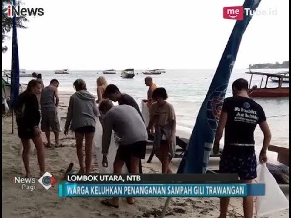 Ada Masalah Sampah Serius di Balik Cantiknya Gili Trawangan Lombok - iNews Pagi 14/02
