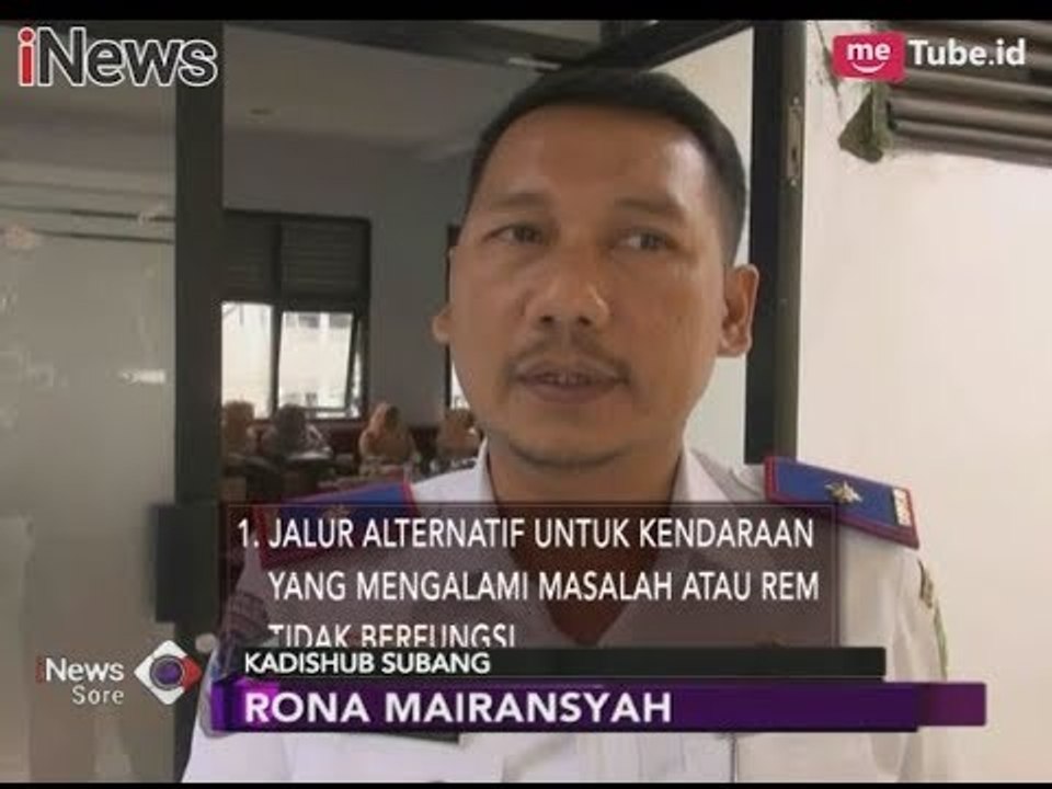Pasca Kecelakaan Tanjakan Emen, Dishub Berikan 3 Solusi Antisipasi Terjadi Lagi - iNews Sore 12/02
