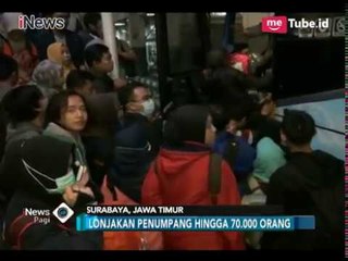 Penumpang Bis Surabaya Melonjak 70 Ribu, Ratusan Orang Terlantar di Terminal - iNews Pagi 16/02