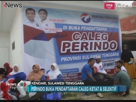Jelang Pemilu 2019, Perindo Buka Pendaftaran Caleg Secara Ketat dan Selektif - iNews Pagi 16/02