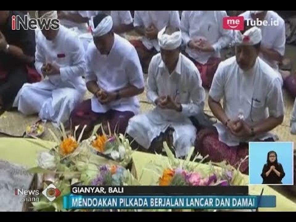 Hari Pertama Kampanye, Dua Paslon Pilkada Bali Melakukan Doa Bersama di Pura - iNews Siang 16/02