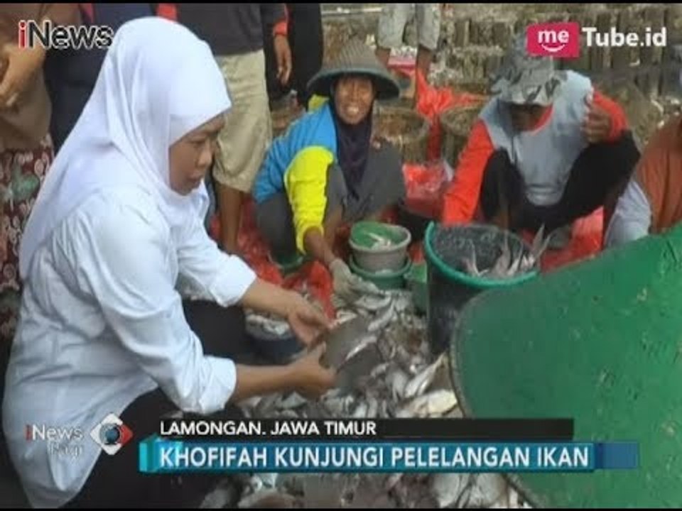 Kampanye Perdana, Khofifah Kunjungi Pelelangan Ikan Tampung Aspirasi Nelayan - iNews Pagi 16/02