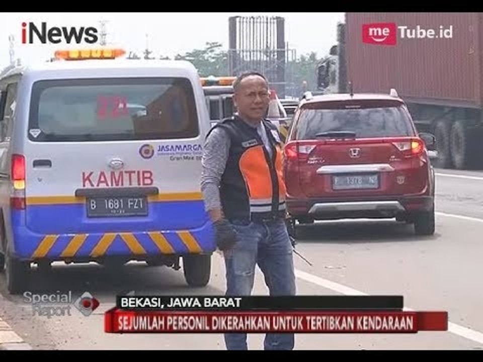 Penumpukan Kendaraan di Tol Cikampek, Jasa Marga Tambahkan Personil Lalin - Special Report 16/02