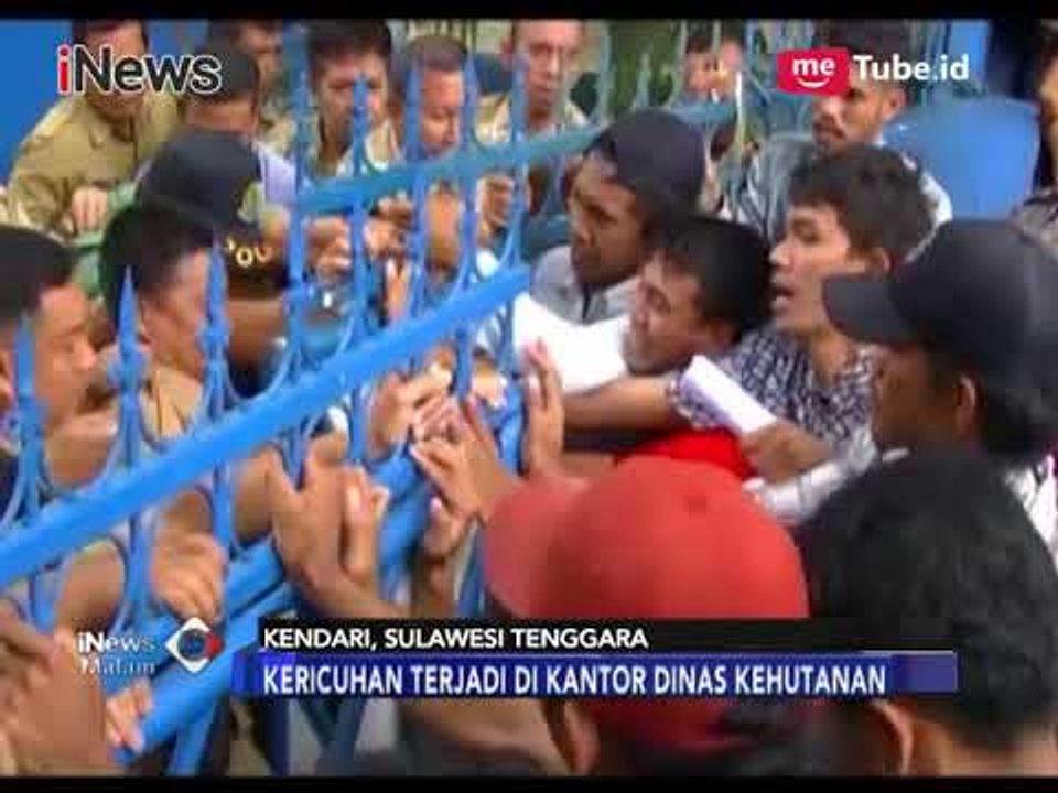 Ricuh Demo Sengketa Lahan di Kantor Dinas Kehutanan, Satu Orang Terluka - iNews Malam 05/03
