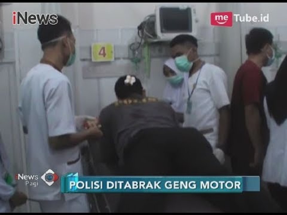 Naas!! Polisi Ditabrak Geng Motor Saat Lakukan Razia - iNews Pagi 06/03