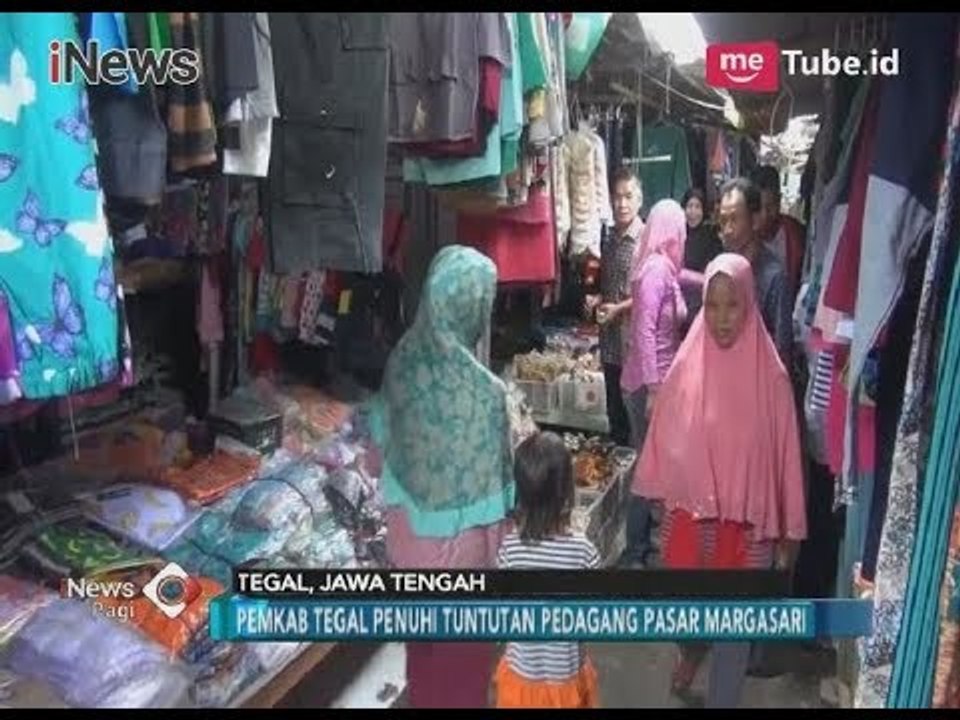 Pemkab Tegal Relokasi Pasar Margasari ke Lahan Perhutani, Pedagang Bernafas Lega - iNews Pagi 06/03