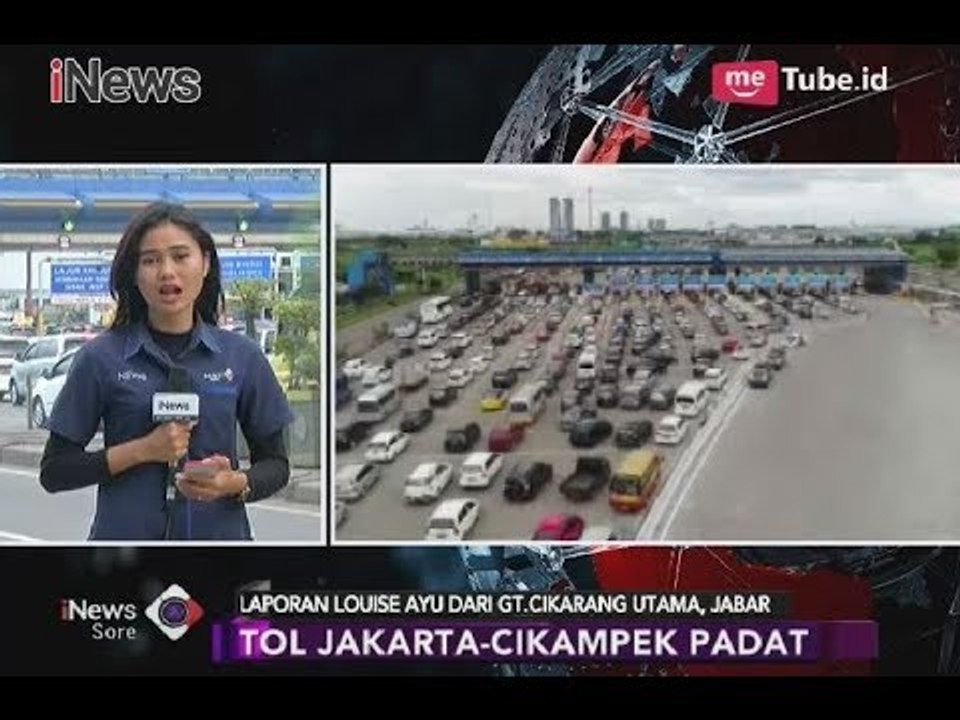 Kepadatan Kendaraan Tol Cikampek Akan Terus Meningkat sampai Malam Ini - iNews Sore 16/02