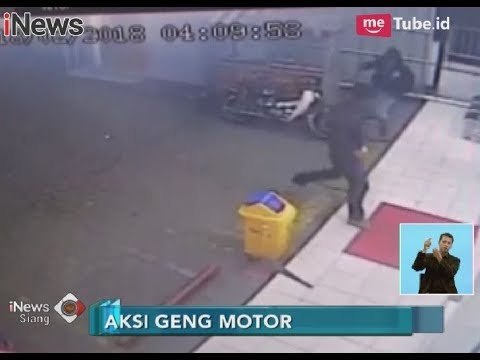 Lagi!! Aksi Geng Motor Terjadi di Tasikmalaya dengan Merusak Minimarket - iNews Siang 18/02