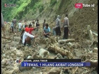 Tiga Penambang Pasir di Kediri, Tewas Tertimbun Longsor - iNews Malam 17/02