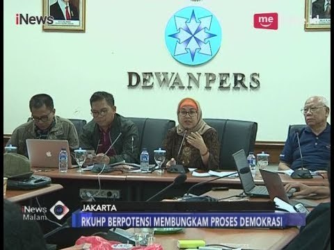 Bagir Manan: Kebebasan Pers Terganggu di UU MD3 dan RKUHP - iNews Malam 16/02