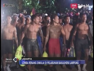 Marinir Gelar Lomba Renang dan Dayung Lintasi Selat Sunda - iNews Malam 17/02