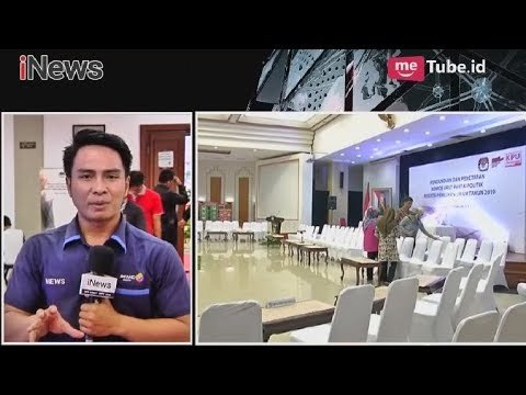 Persiapan Pengambilan Nomer Urut Parpol untuk Pemilu 2019 - iNews Sore 18/02