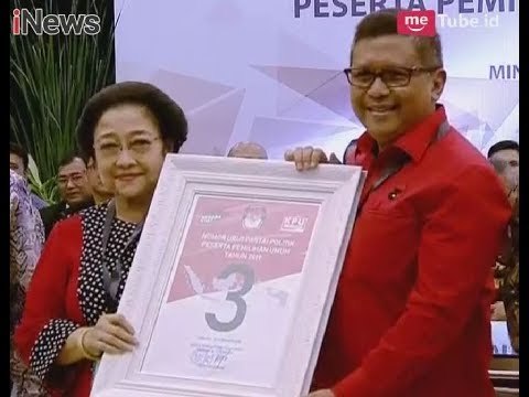 PDI P Mendapat Nomor Urut 3 dalam Pemilu 2019 - Breaking News 18/02