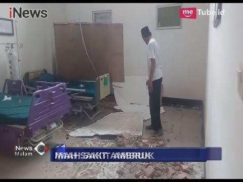 Atap Rumah Sakit Ambruk Diterjang Angin Kencang Timpa Perawat dan Pasien - iNews Malam 19/02