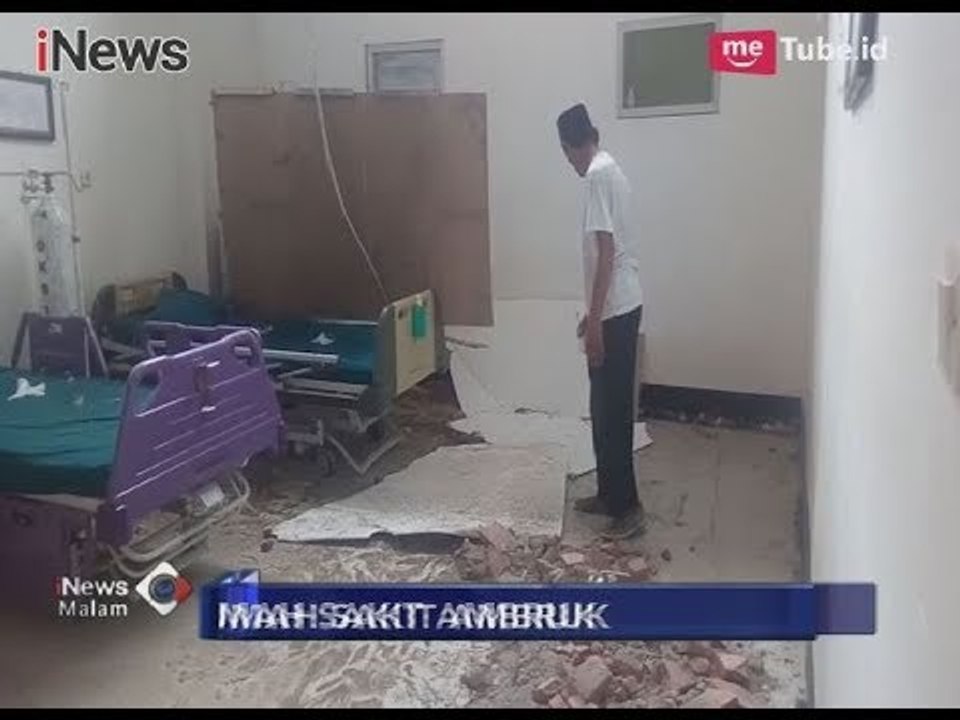 Atap Rumah Sakit Ambruk Diterjang Angin Kencang Timpa Perawat dan Pasien - iNews Malam 19/02