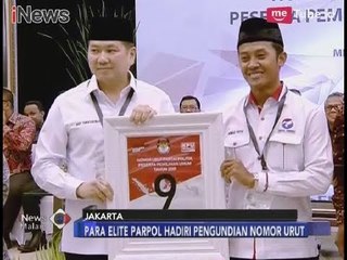 14 Parpol Nasional dan 4 Partai Lokal Maju dalam Pemilu 2019 - iNews Malam 18/02