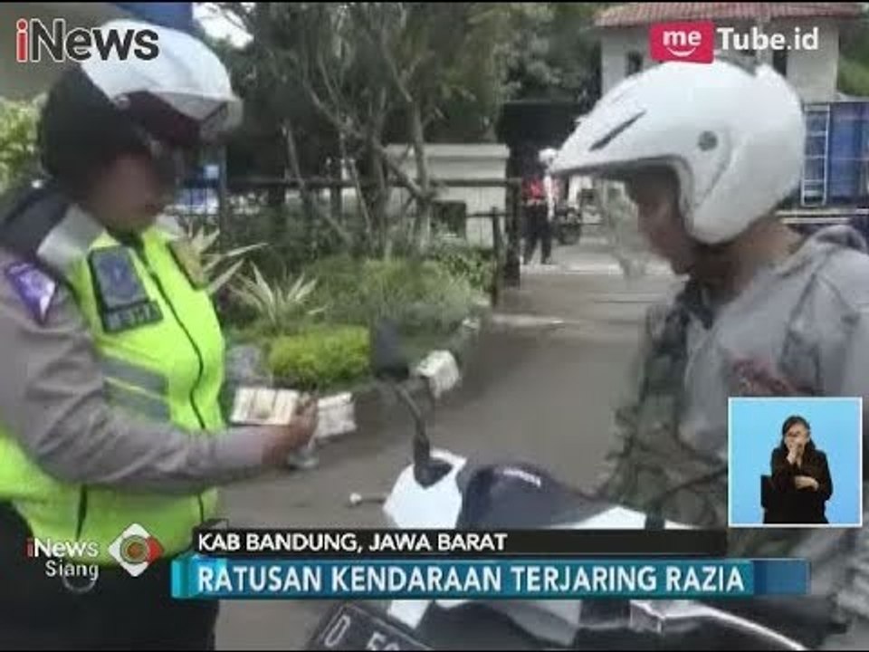 Waw!! Gelar Razia, Polisi Ungkap 30 Ribu Kendaraan Bermotor Menunggak Pajak - iNews Siang 19/02