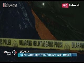 Pasca Ambruk, Garis Polisi Dipasang  di Tiang Ambruk Tol Becakayu - iNews Pagi 20/02