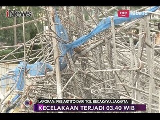 Pasca Olah TKP, Material Ambruknya Tiang Tol Becakayu Masih di Lokasi - iNews Sore 20/02