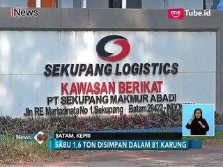 Tim Gabungan Telusuri Asal 1,6 Ton Sabu dari Batam - iNews Siang 21/02