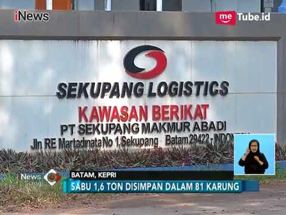 Tim Gabungan Telusuri Asal 1,6 Ton Sabu dari Batam - iNews Siang 21/02