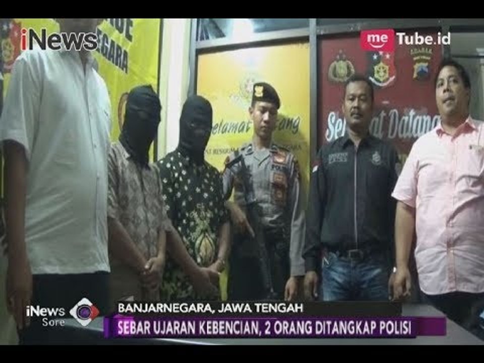 Diduga Sebarkan Ujaran Kebencian Parpol, 2 Warga Banjarnegara Diamankan Polisi - iNews Sore 22/02