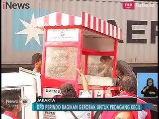 Meningkatkan Penghasilan Pedagang, Perindo Terus Berikan Gerobak Gratis - iNews Siang 23/02